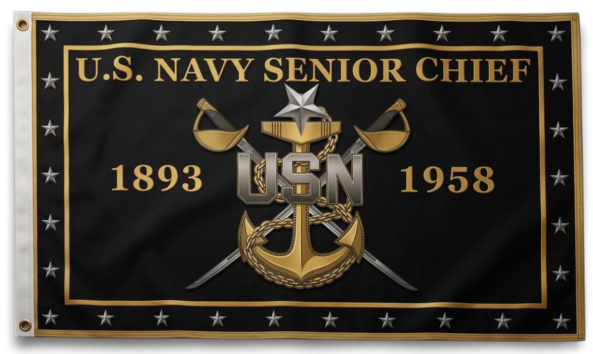 Navy Senior Chief Flag
