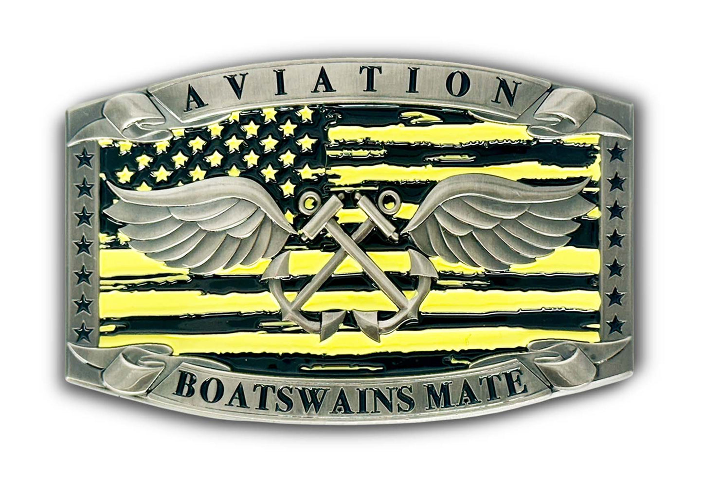 Aviation Boatswain’s Mate Buckle (Yellow)