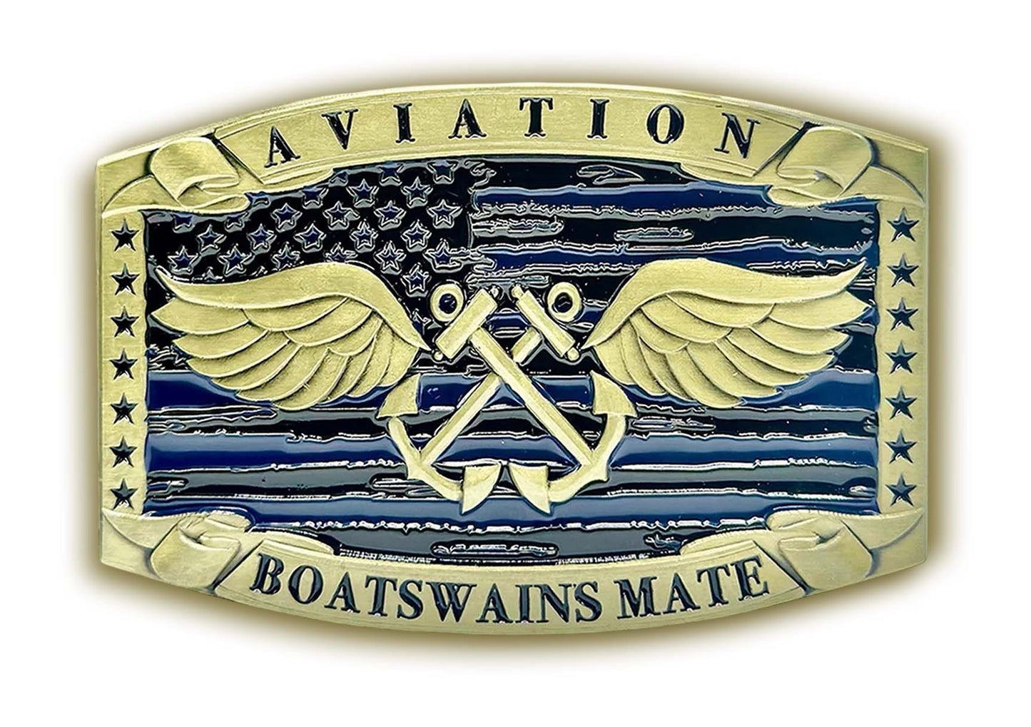 Aviation Boatswain's Mate Buckle (Blue)