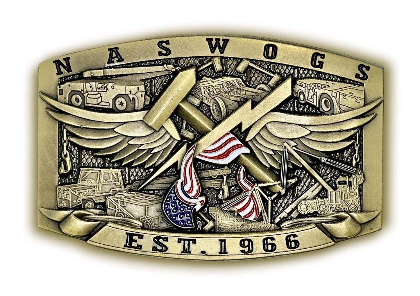 Aviation Support Equipment Technician Buckle