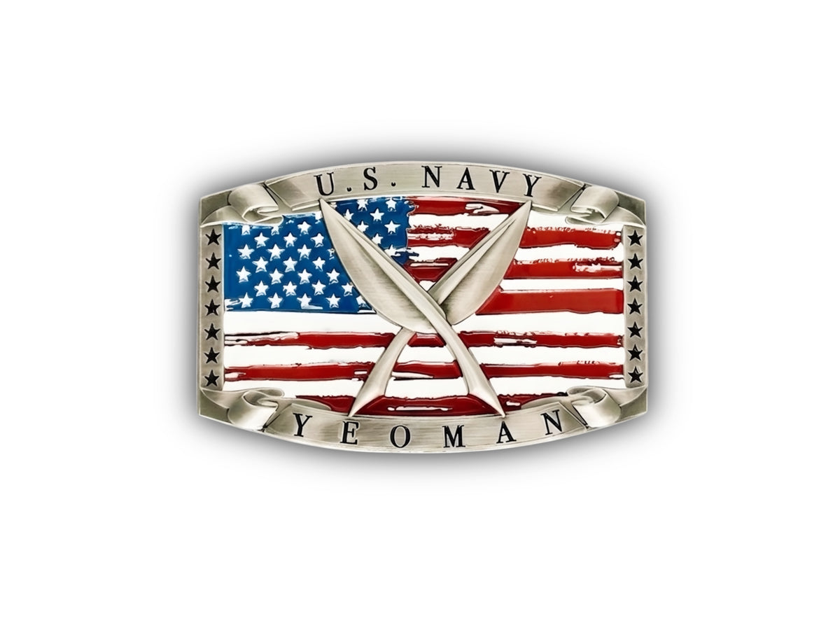 Navy Yeoman Belt Buckle