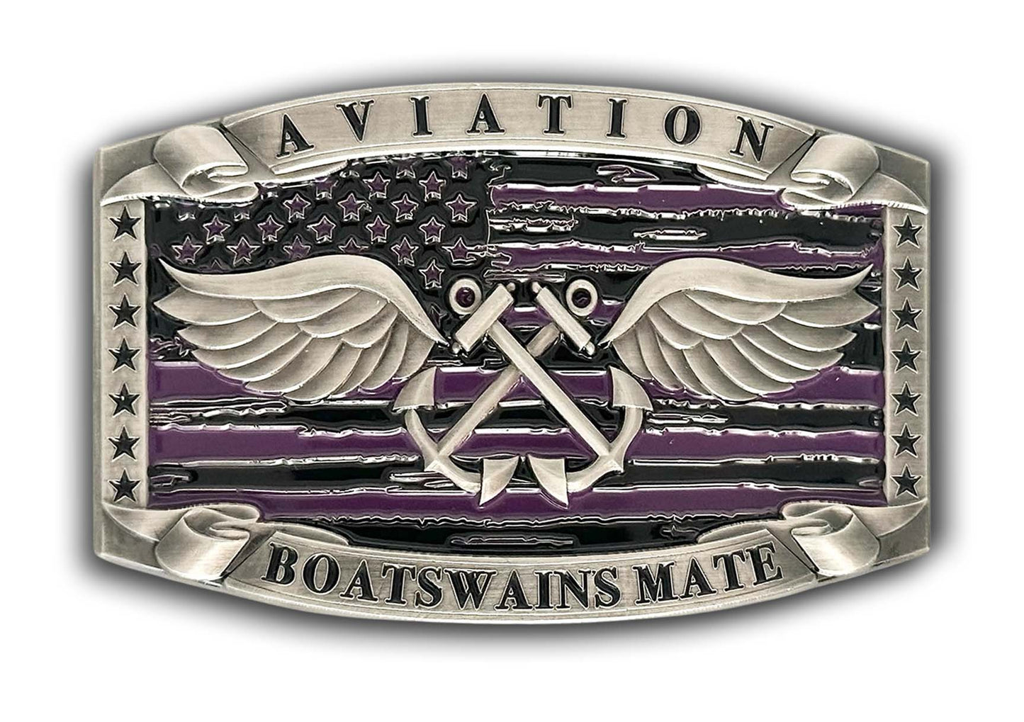 Aviation Boatswain’s Mate Buckle (Purple)