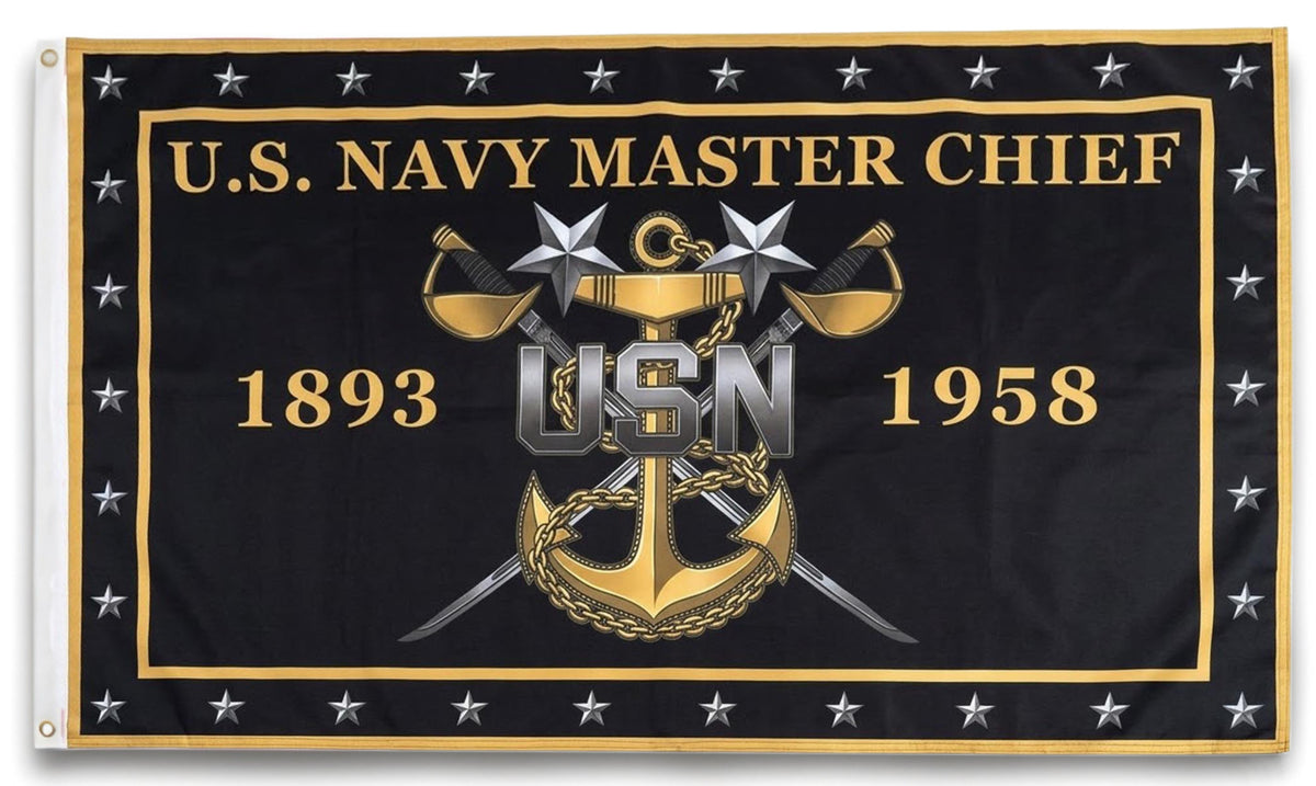 Navy Master Chief Flag