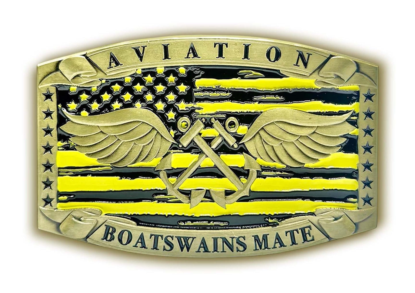 Aviation Boatswain’s Mate Buckle (Yellow)