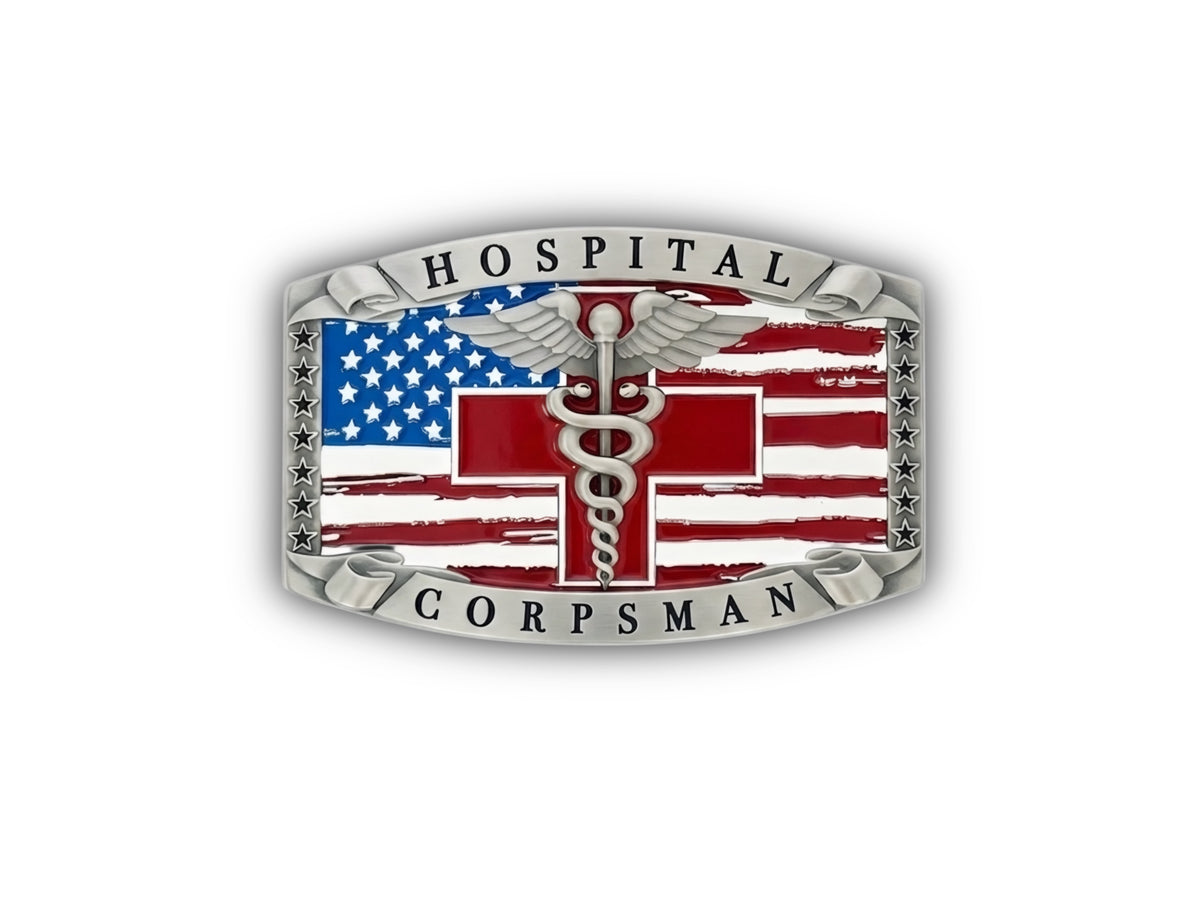 Navy Hospital Corpsman Belt Buckle