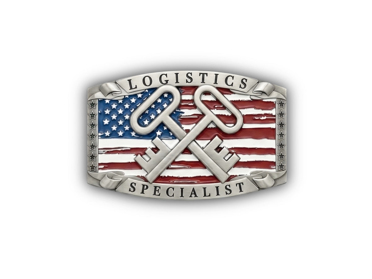 Navy Logistics Specialist Belt Buckle