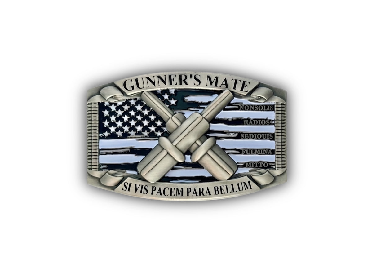 Navy Gunners Mate Belt Buckle