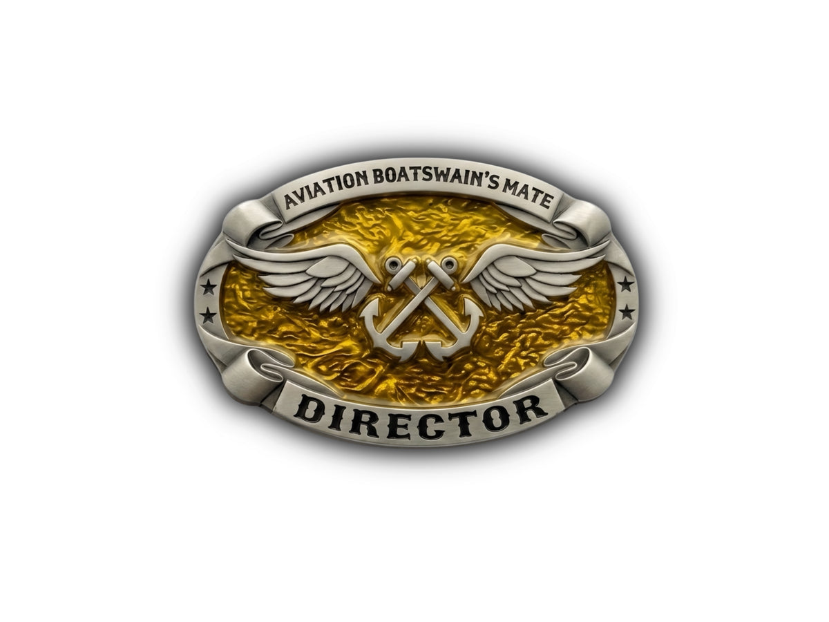 Aviation Boatswain's Mate Director Belt Buckle