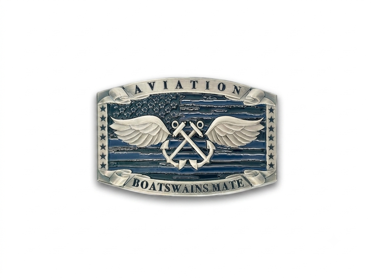 Aviation Boatswain's Mate Buckle (Blue)
