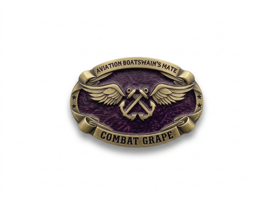 Aviation Boatswain’s Mate Buckle - Combat Grape