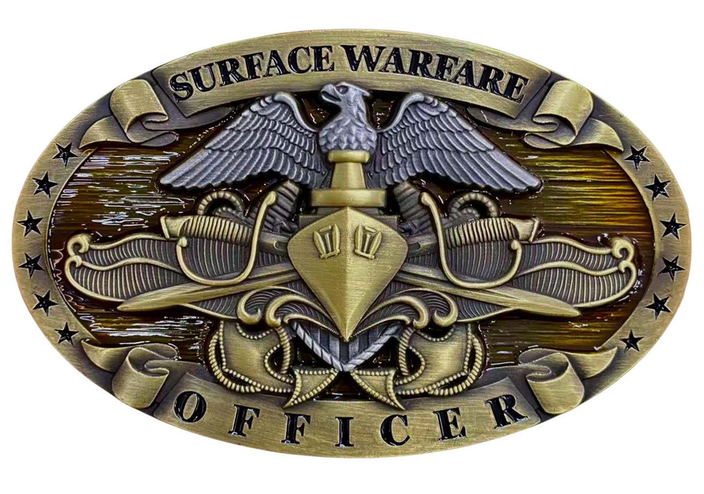 Surface Warfare Officer Buckle