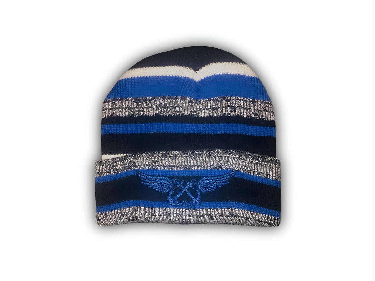 Aviation Boatswains Mate Beanie in purple without pom