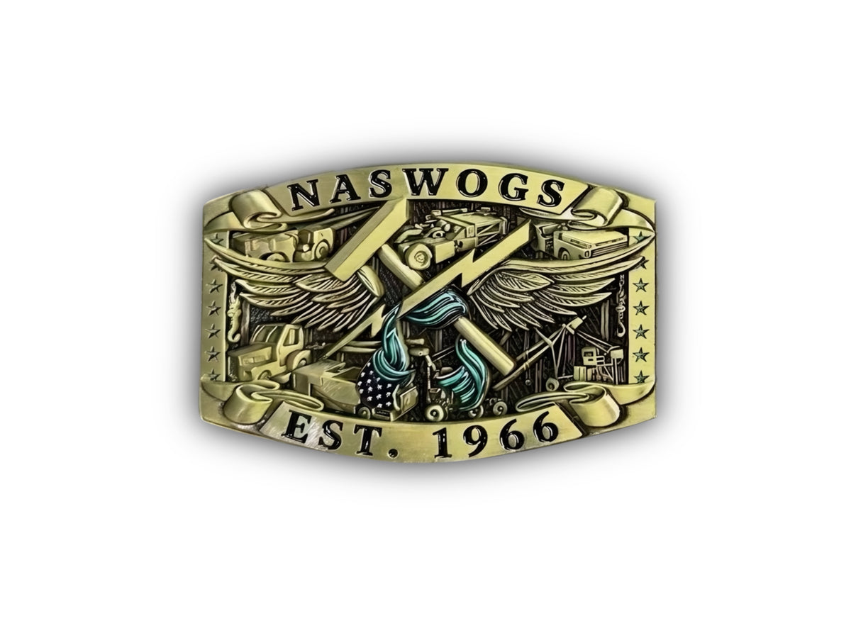 Aviation Support Equipment Technician Belt Buckle