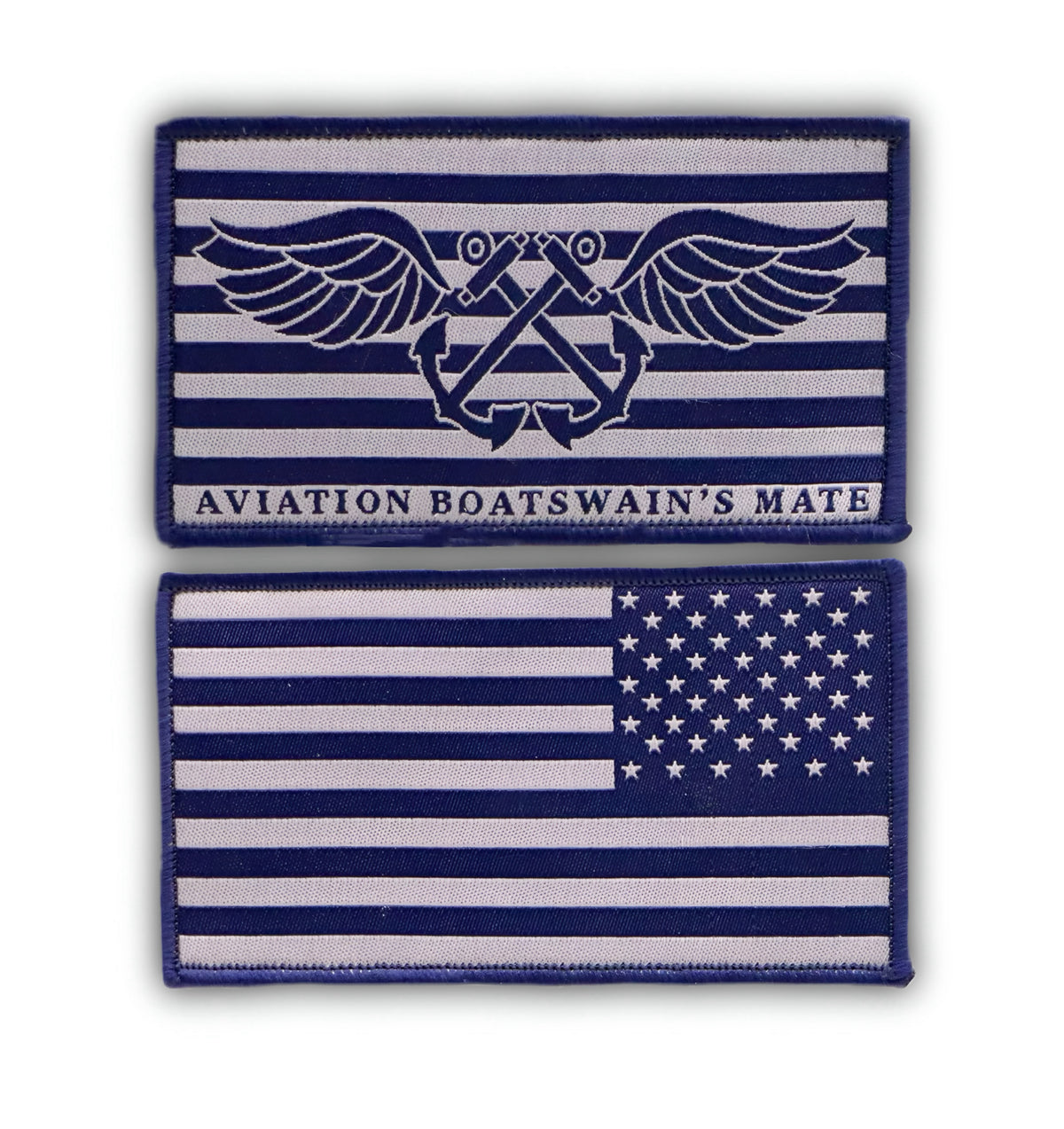 US Navy Organizational Clothing Shoulder Patch 2-piece set AB Enlisted