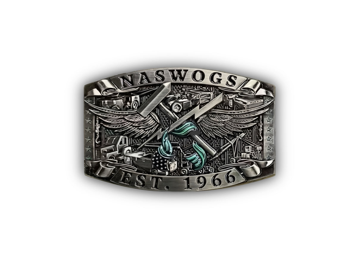 Aviation Support Equipment Technician Belt Buckle