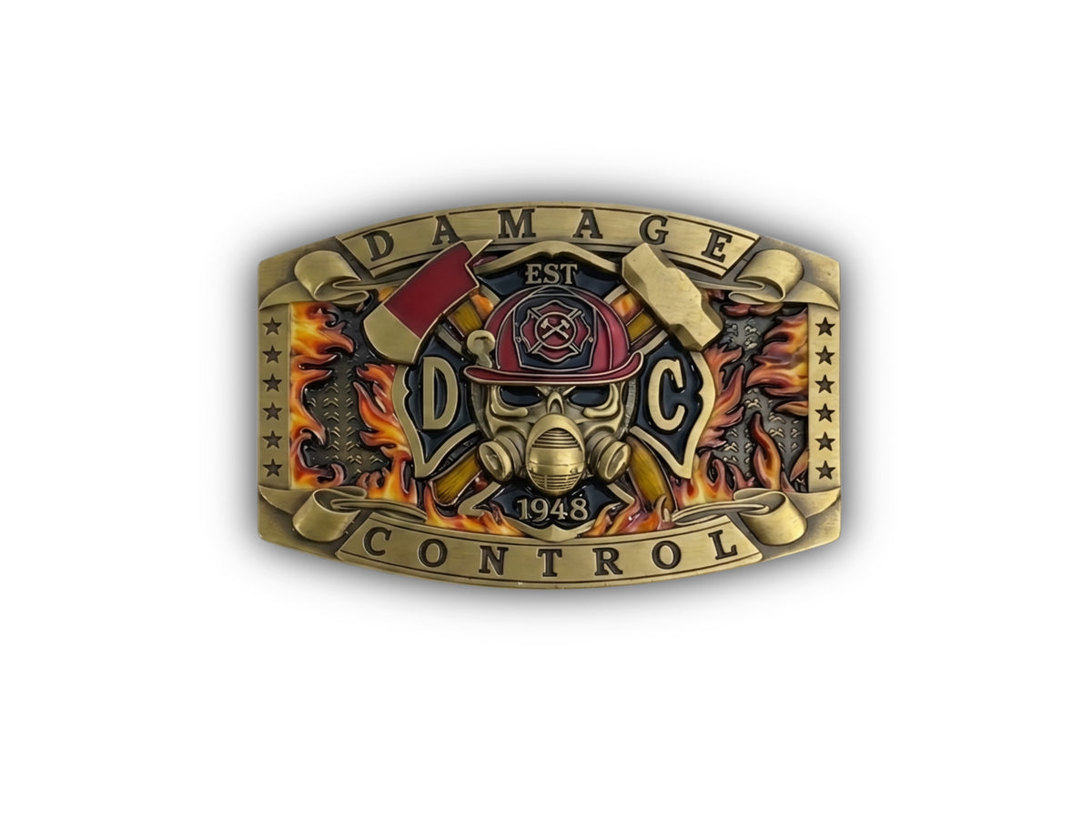 Navy Damage Controlman Belt Buckle