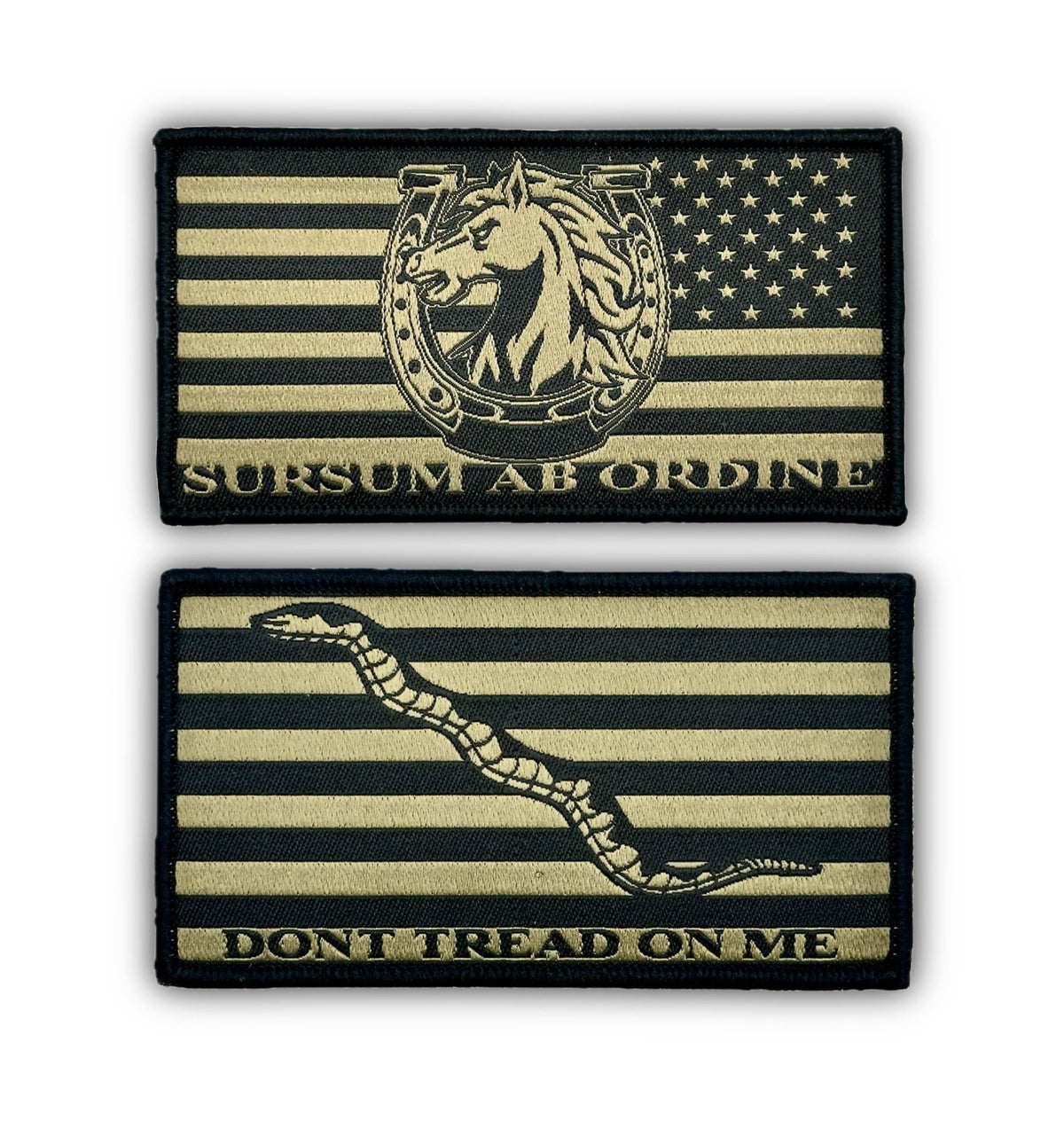Navy Type 3 Uniform Mustang Patch Set