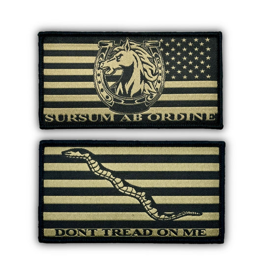 Navy Type 3 Uniform Mustang Patch Set
