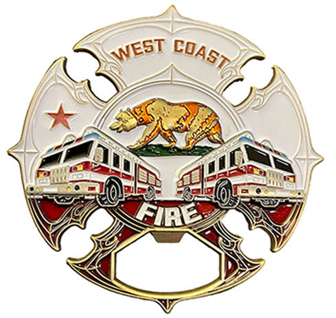 West Coast Fire Challenge Coin