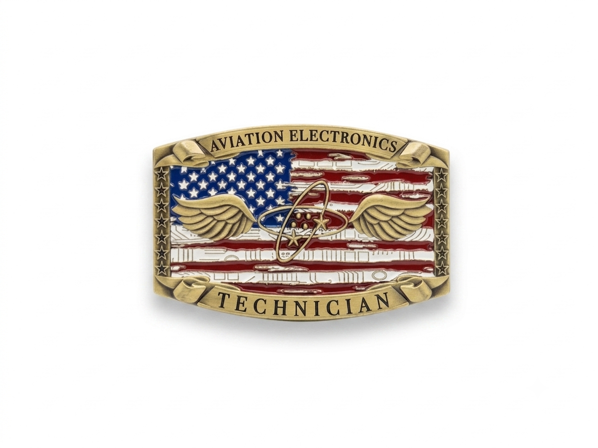Aviation Electronics Technician Buckle