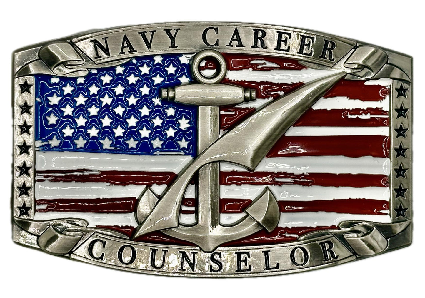 Navy Counselor Buckle