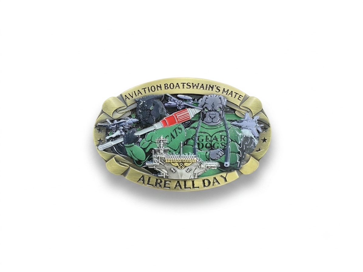 Aviation Boatswain’s Mate (Equipment) Gear Dawgs/Cats Buckle