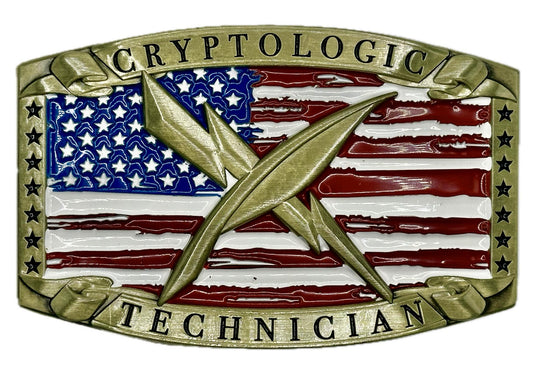 Cryptologic Technician Buckle