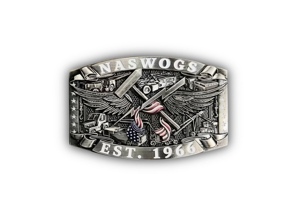 Aviation Support Equipment Technician Belt Buckle