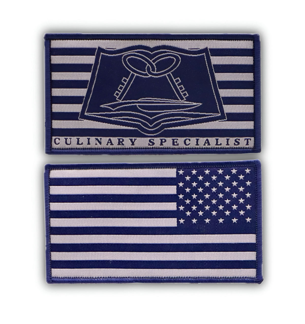 US Navy Organizational Clothing Shoulder Patch 2-piece set CS Enlisted