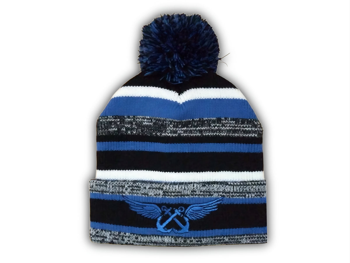 Aviation Boatswains Mate Beanie in yellow with pom