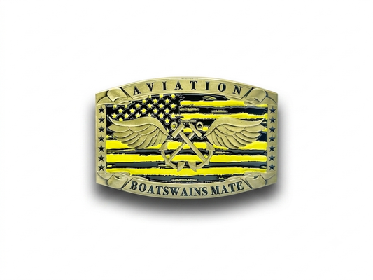 Aviation Boatswain’s Mate Buckle (Yellow)