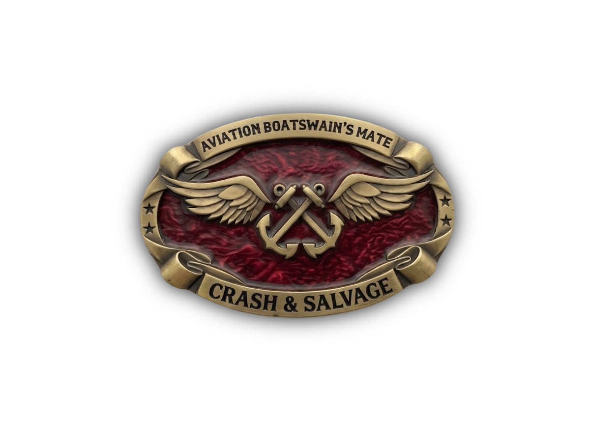 Aviation Boatswain's Mate Crash Salvage Buckle