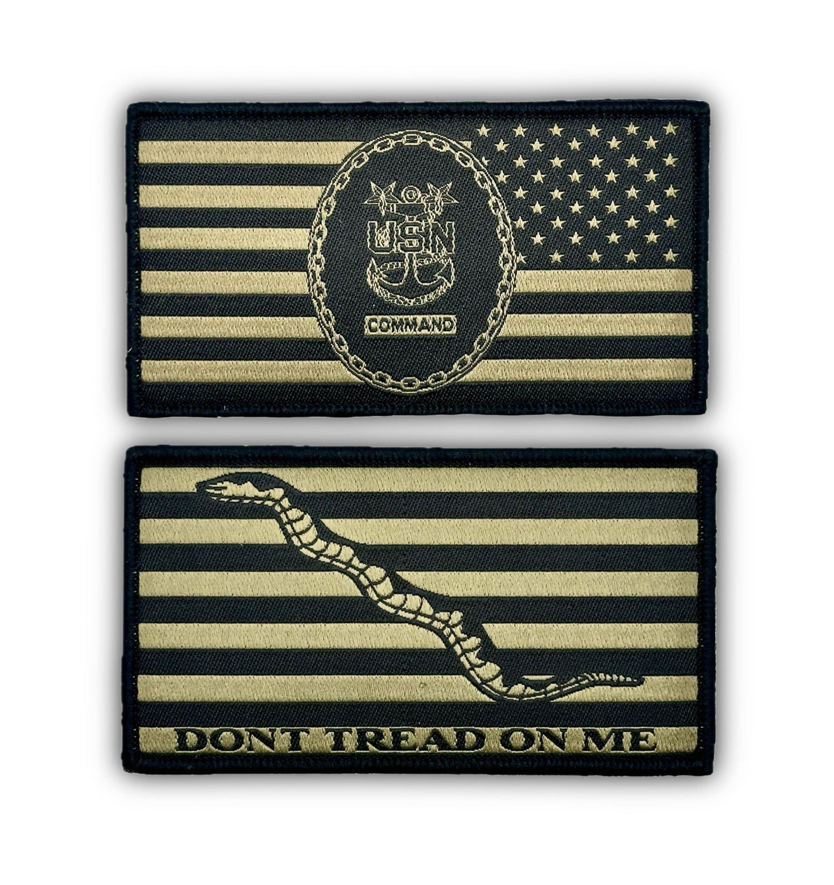 Navy Type 3 Uniform CMDMC Patch Set