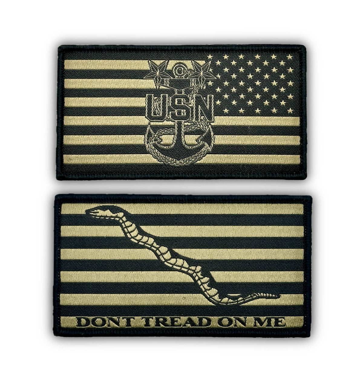 Navy Type 3 Uniform Master Chief Patch Set