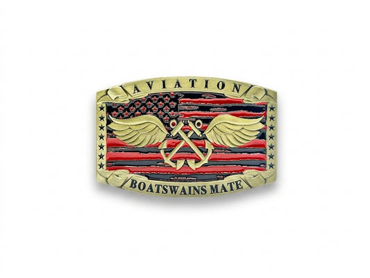 Aviation Boatswain’s Mate Buckle (Red)