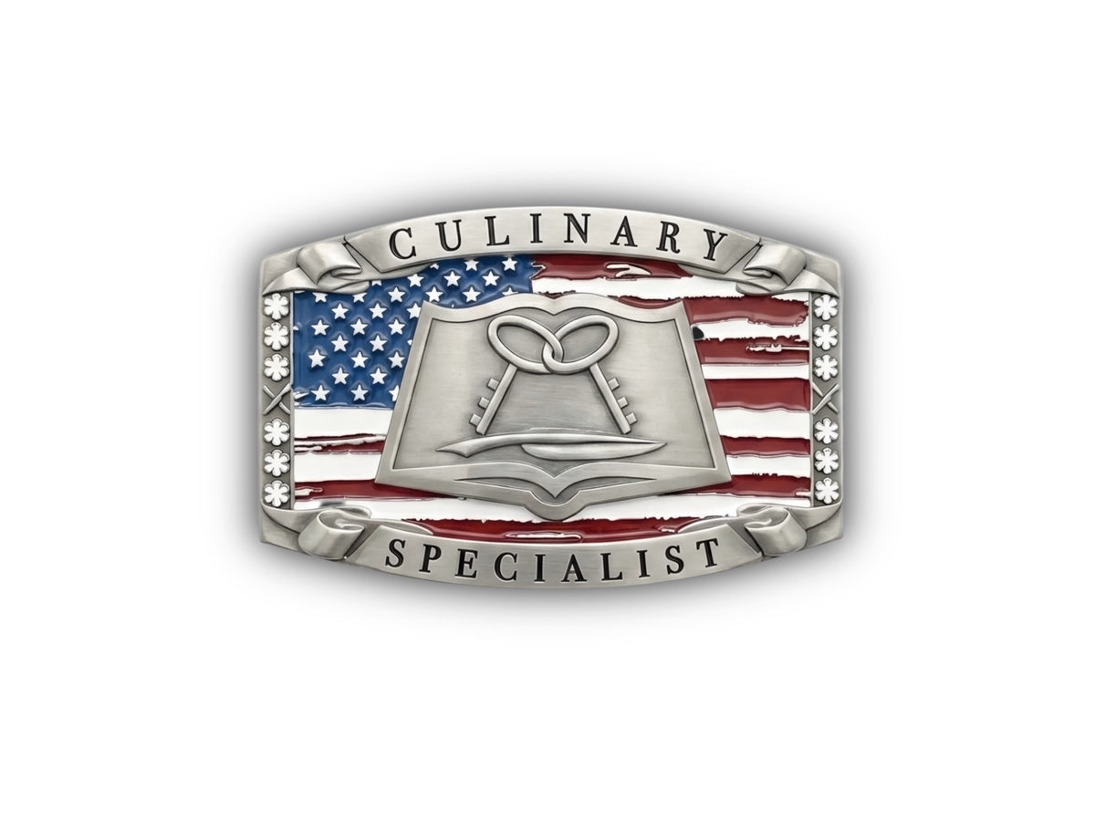Navy Culinary Specialist Belt Buckle