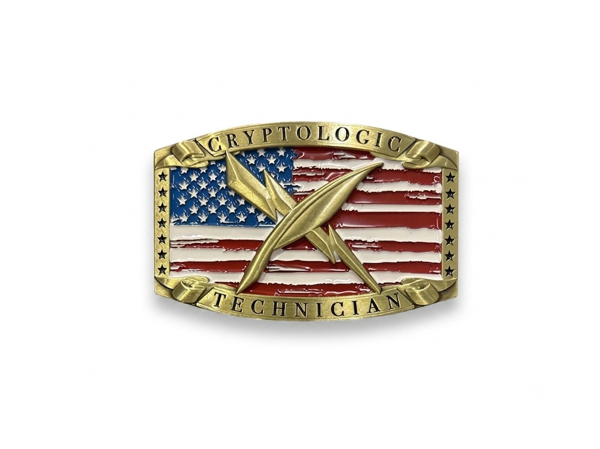 Cryptologic Technician Buckle