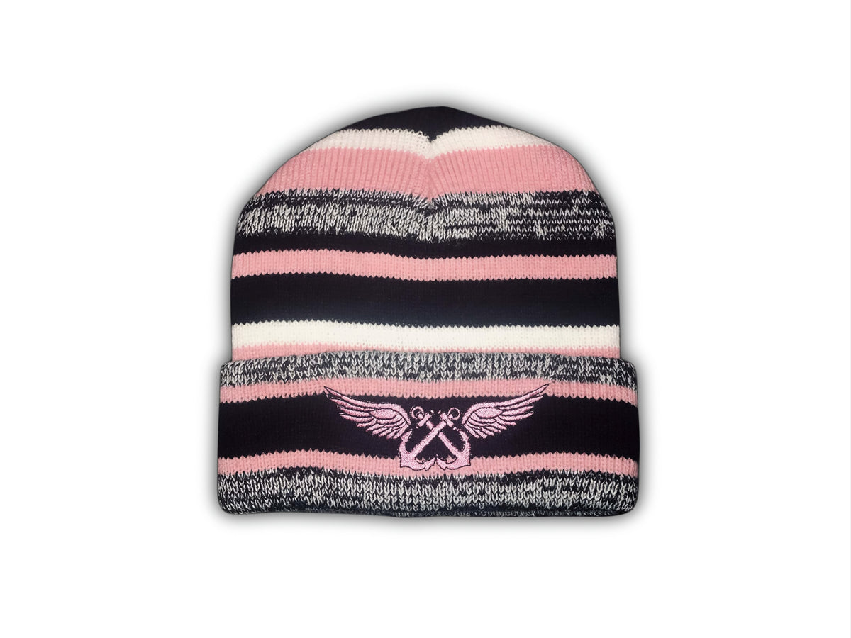 Aviation Boatswains Mate Beanie in pink without pom