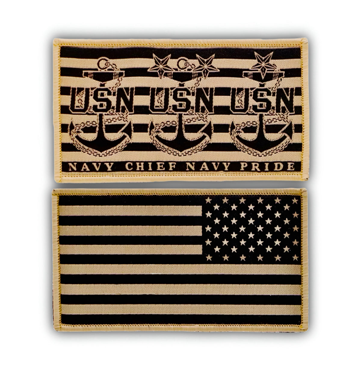 US Navy Organizational Clothing Shoulder Patch 2-piece set Navy Chief