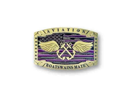 Aviation Boatswain’s Mate Buckle (Purple)