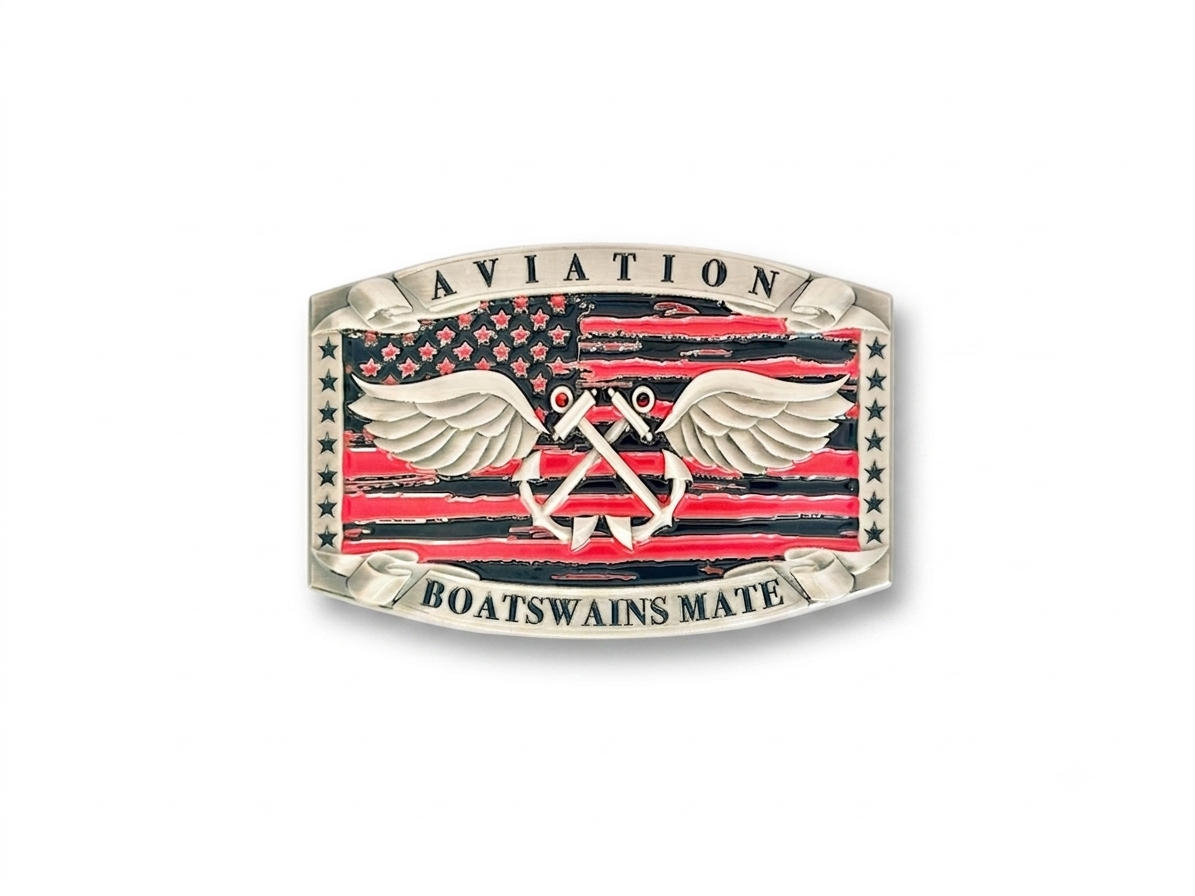 Aviation Boatswain’s Mate Buckle (Red)