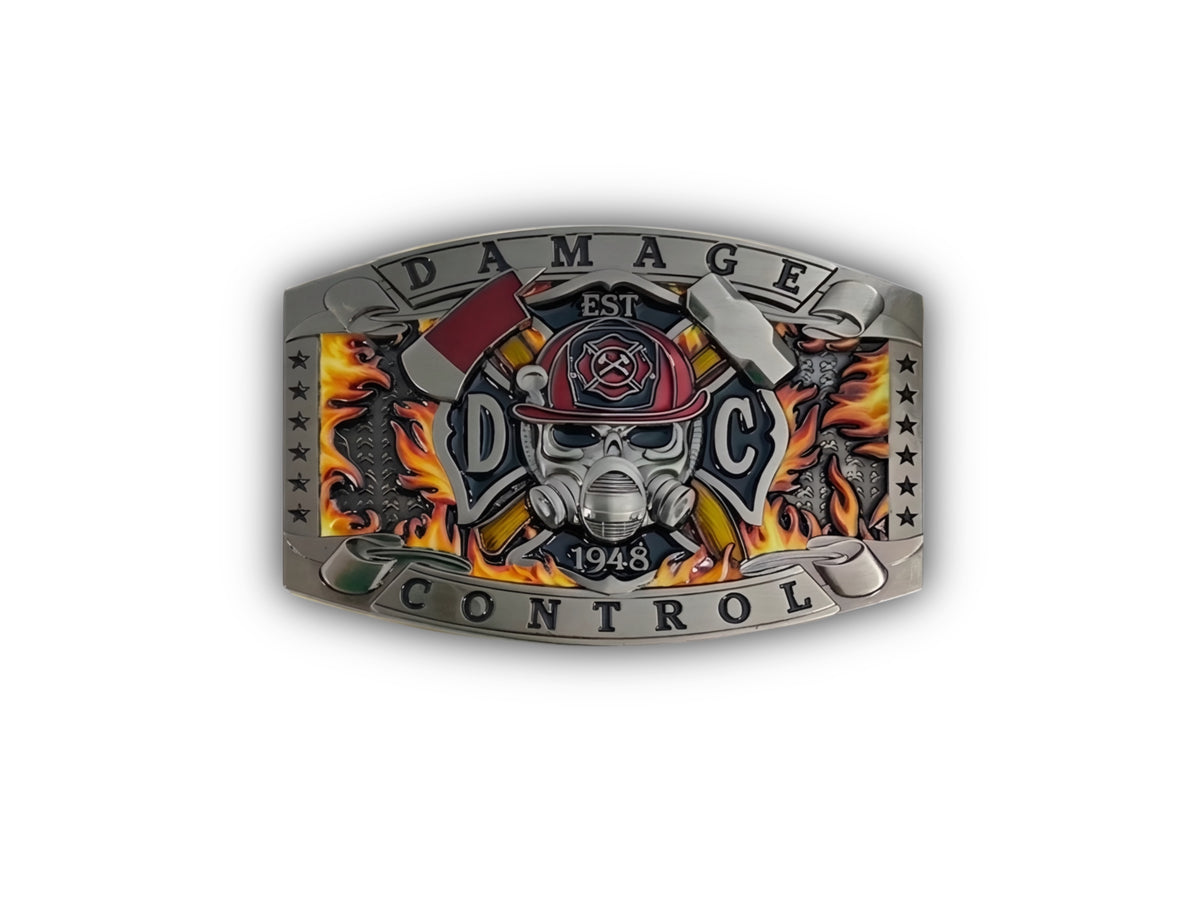 Navy Damage Controlman Belt Buckle
