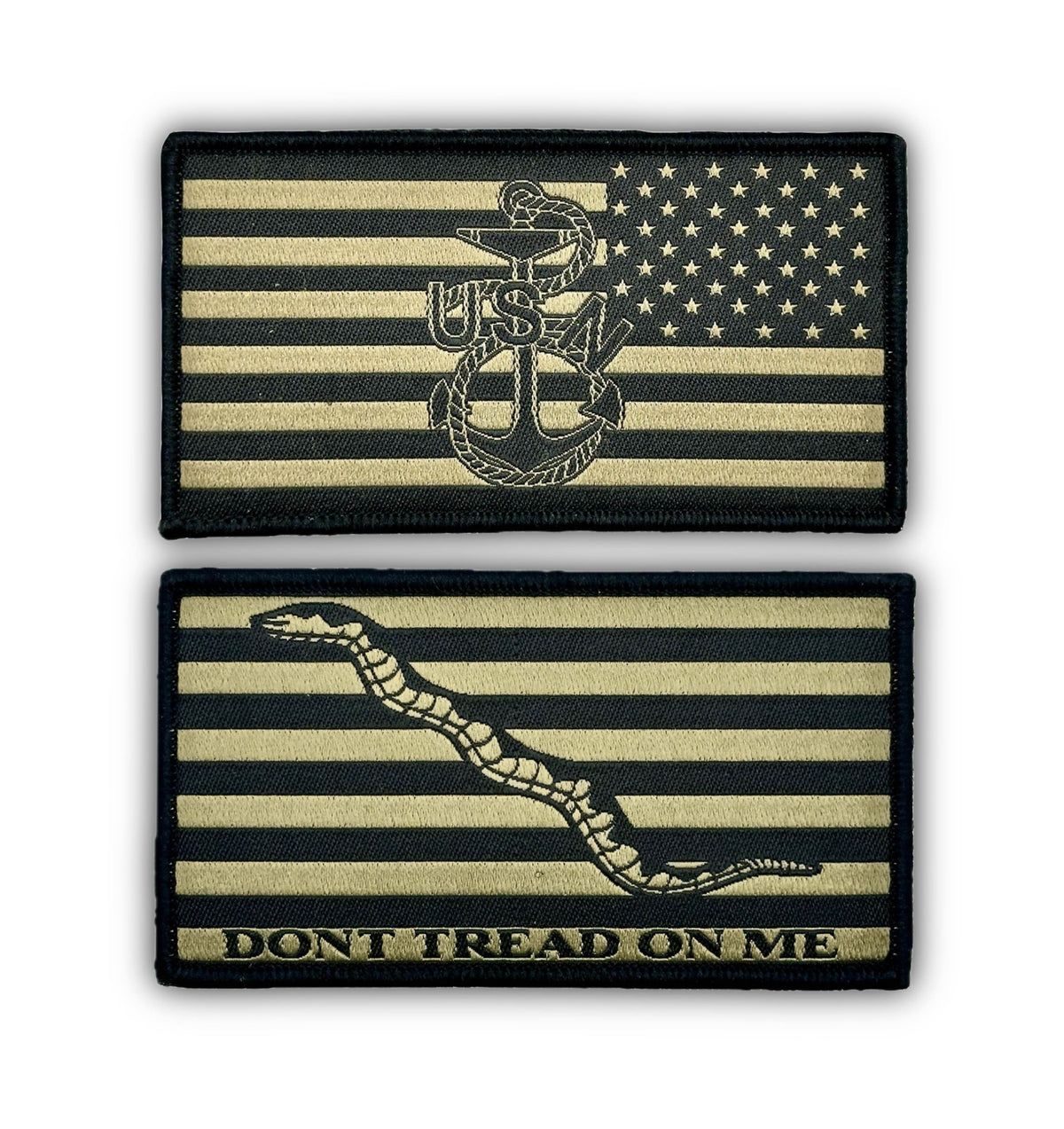Navy Type 3 Uniform Chief OG Patch Set