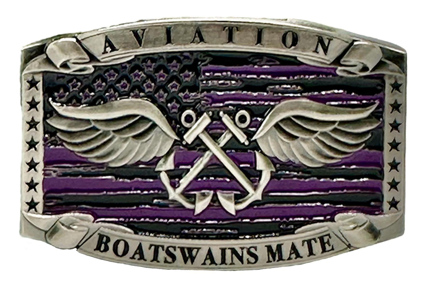 Aviation Boatswain’s Mate Buckle (Purple)