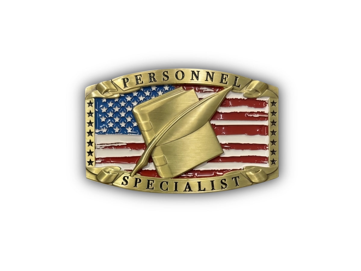 Navy Personnel Specialist Belt Buckle