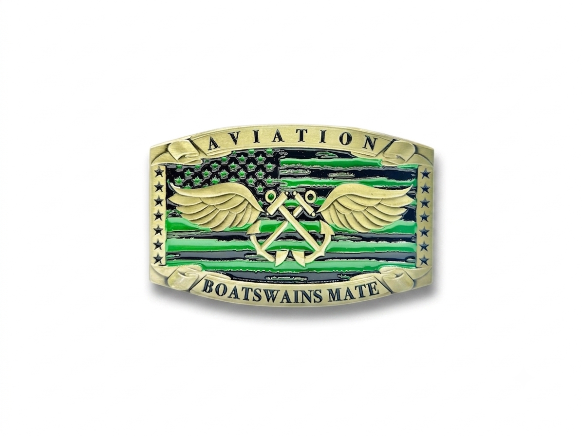 Aviation Boatswain’s Mate Buckle (Green)