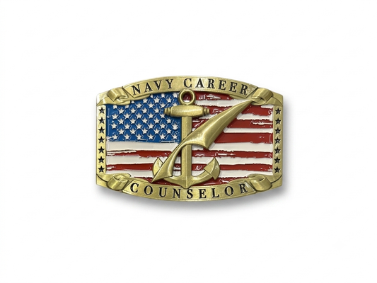 Navy Counselor Buckle