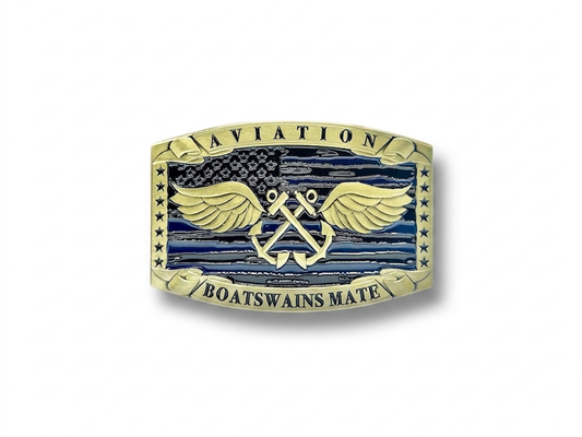 Aviation Boatswain's Mate Buckle (Blue)
