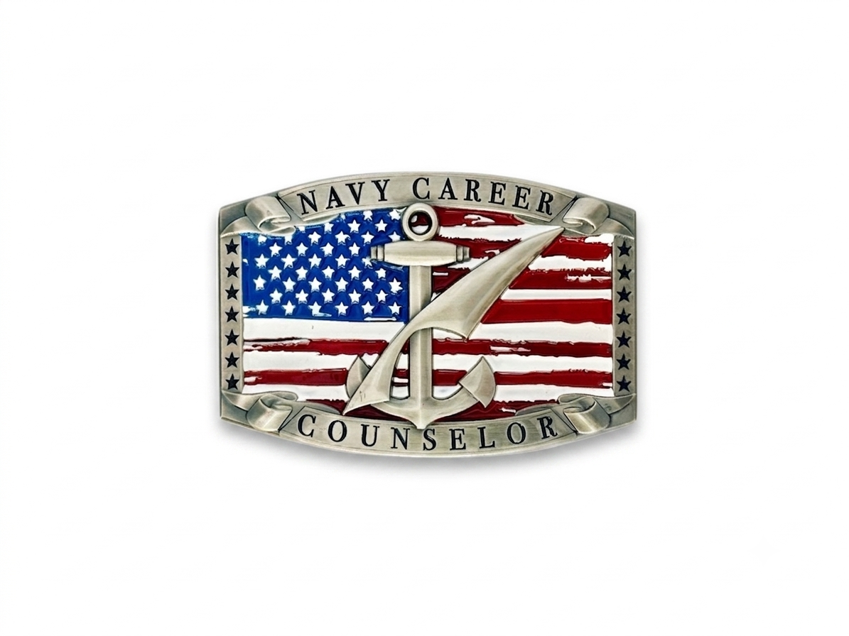 Navy Counselor Buckle