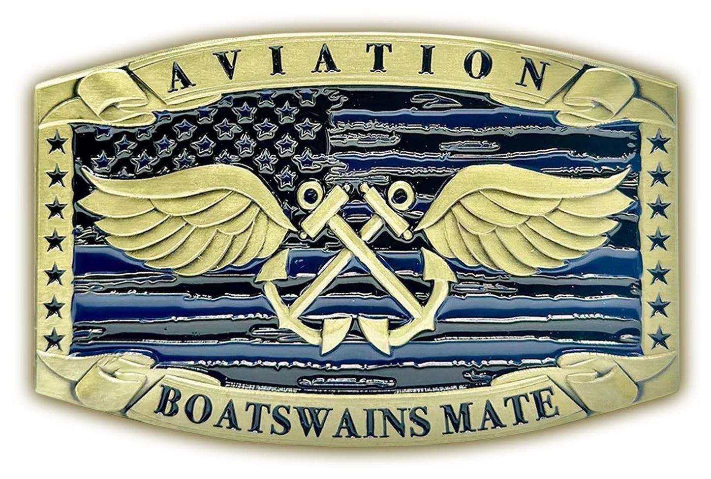 Aviation Boatswain's Mate Buckle (Blue)